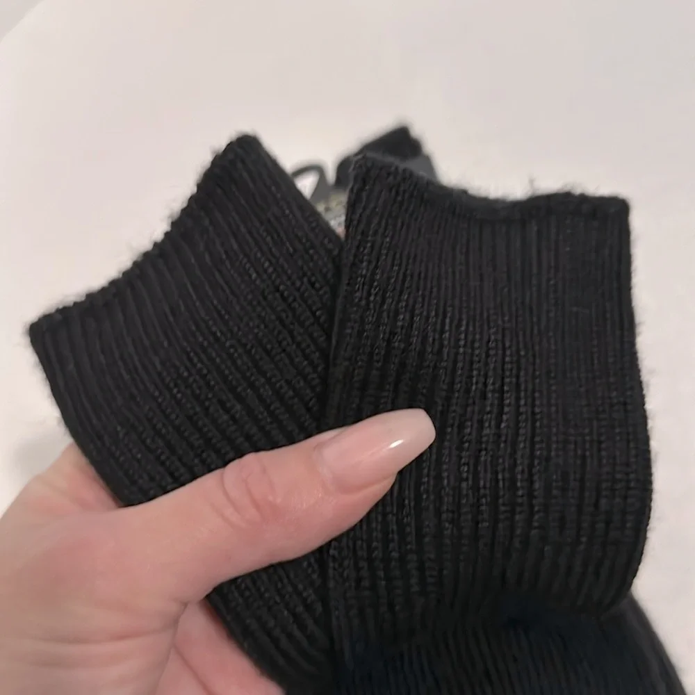 Gold Toe Casual Aquafx Fluffies 3 Pair Crew Socks Mens black
